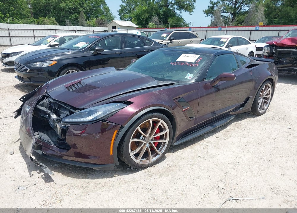 2017 CHEVROLET CORVETTE GRAND SPORT VIN: 1G1Y12D79H5112712