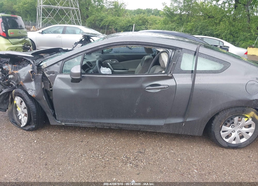 2012 HONDA CIVIC VIN: 2HGFG3B54CH504407