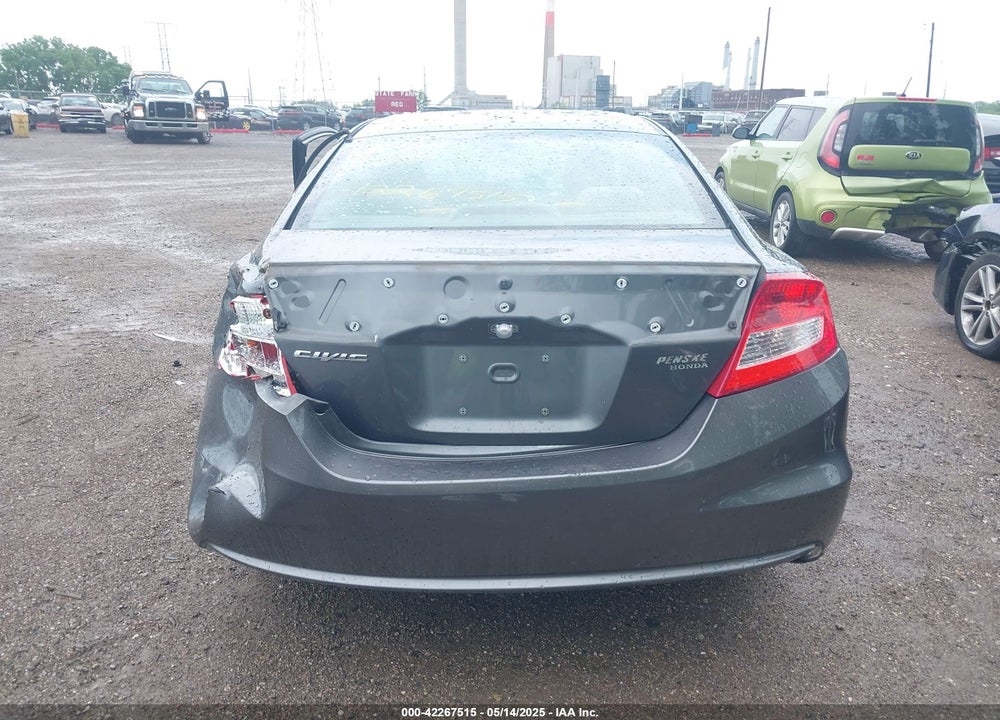 2012 HONDA CIVIC VIN: 2HGFG3B54CH504407