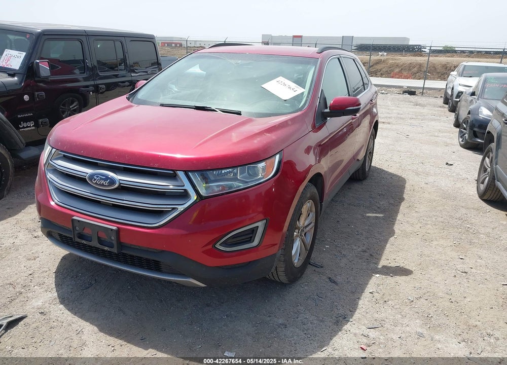2016 FORD EDGE SEL VIN: 2FMPK3J88GBB93663
