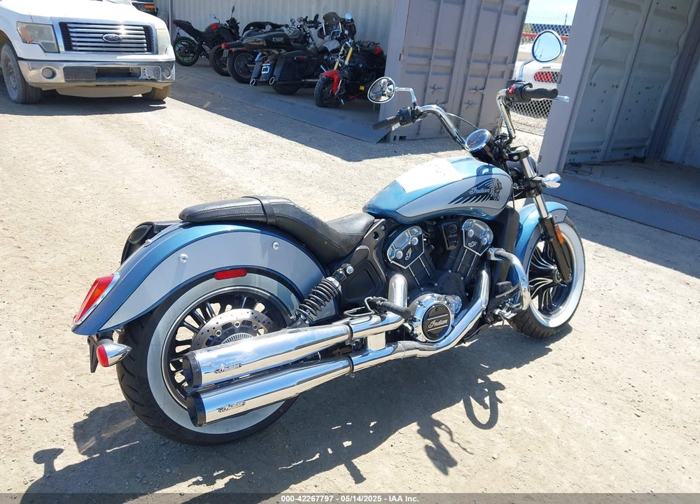 2022 INDIAN MOTORCYCLE CO. SCOUT ABS VIN: 56KMSA002N3185430