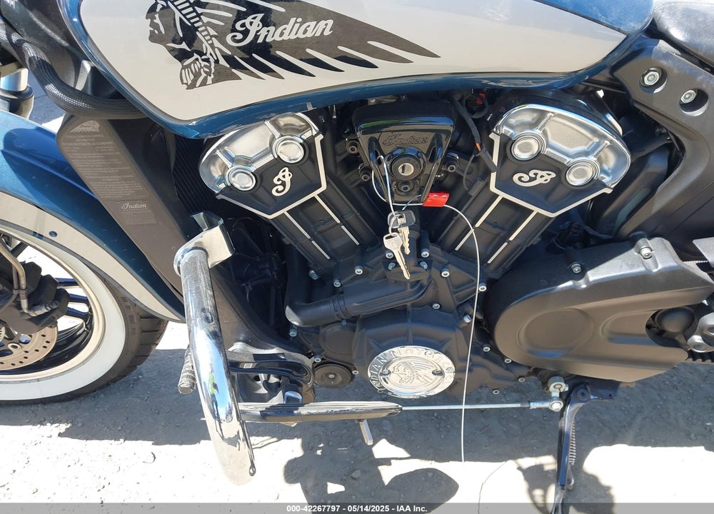 2022 INDIAN MOTORCYCLE CO. SCOUT ABS VIN: 56KMSA002N3185430