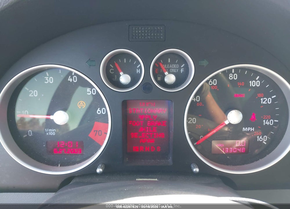 2005 AUDI TT 1.8L VIN: TRUSC28N551004130