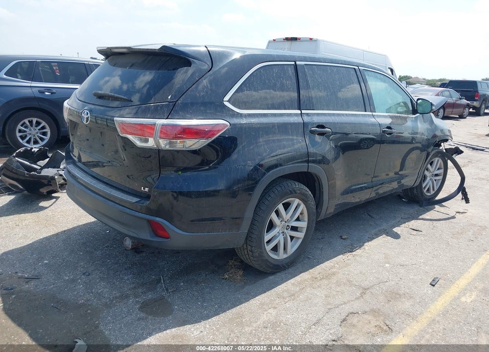 2015 TOYOTA HIGHLANDER LE VIN: 5TDZARFH0FS016775