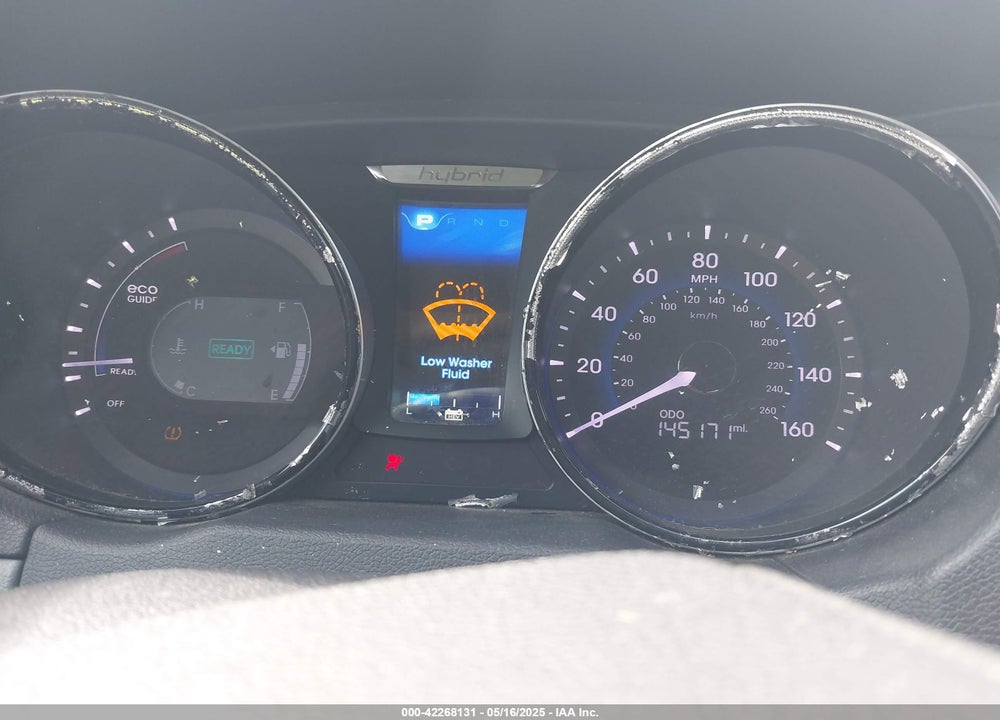 2013 HYUNDAI SONATA HYBRID VIN: KMHEC4A4XDA094308
