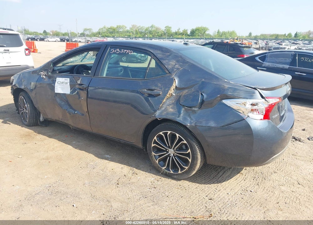 2016 TOYOTA COROLLA VIN: 5YFBURHEXGP394916