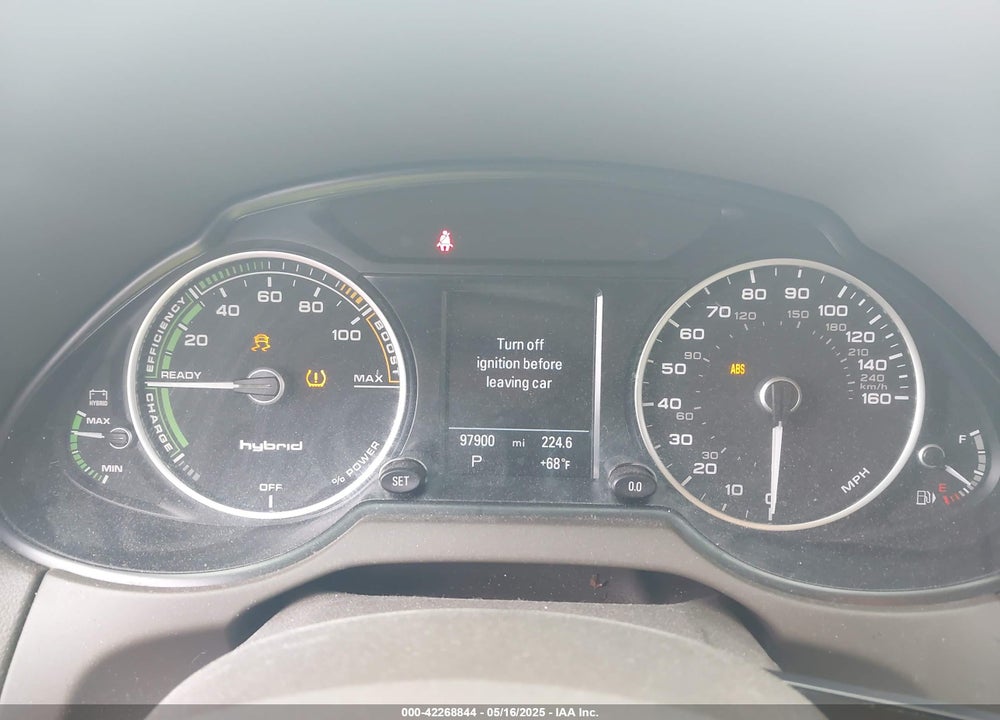 2014 AUDI Q5 HYBRID VIN: WA1C8AFP1EA015327