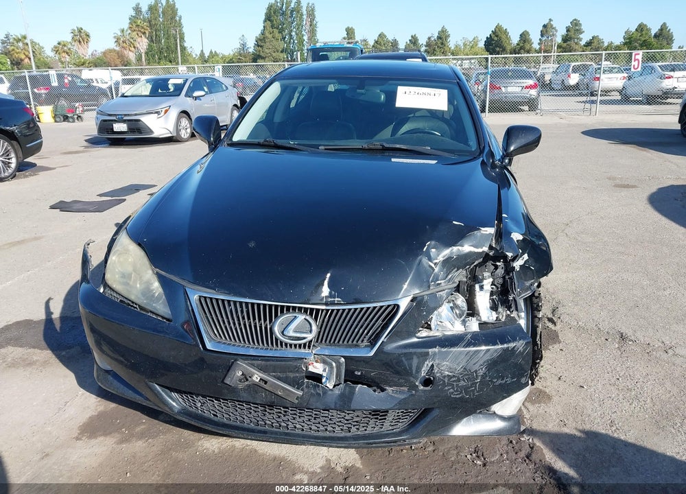 2007 LEXUS IS250 VIN: JTHBK262375036378