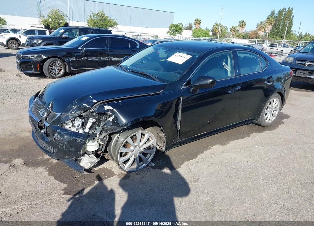 2007 LEXUS IS250 VIN: JTHBK262375036378