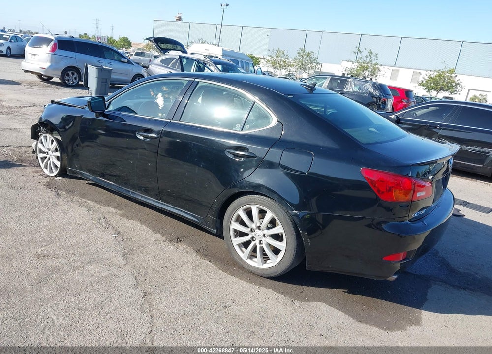 2007 LEXUS IS250 VIN: JTHBK262375036378