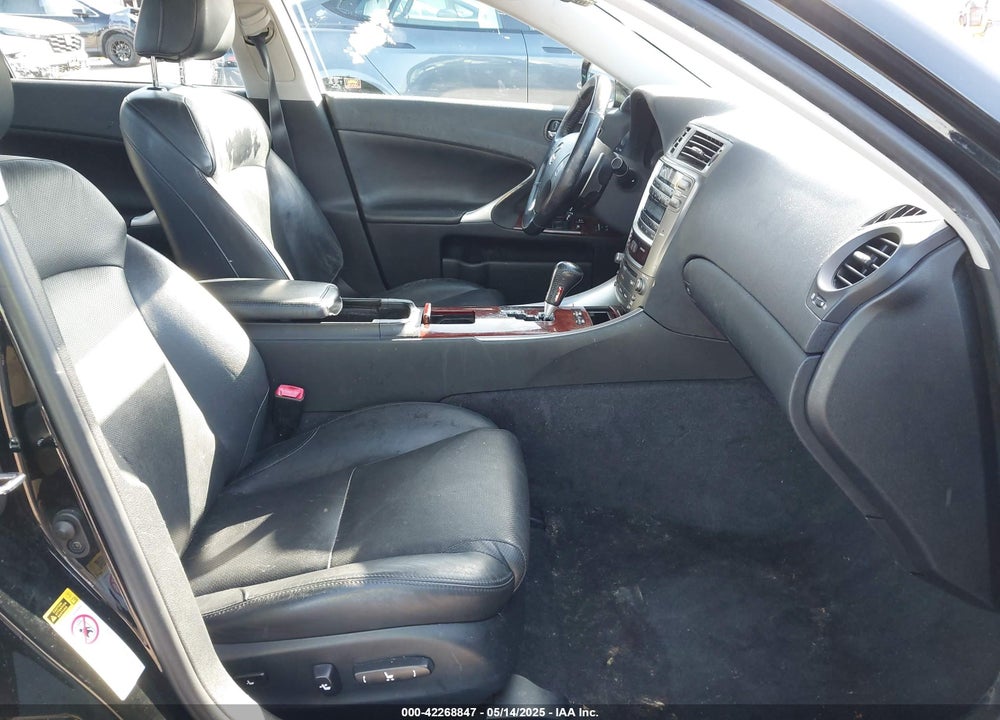 2007 LEXUS IS250 VIN: JTHBK262375036378