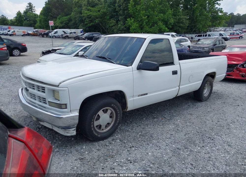 1998 CHEVROLET C1500 FLEETSIDE W/T VIN: 1GCEC14W7WZ119007