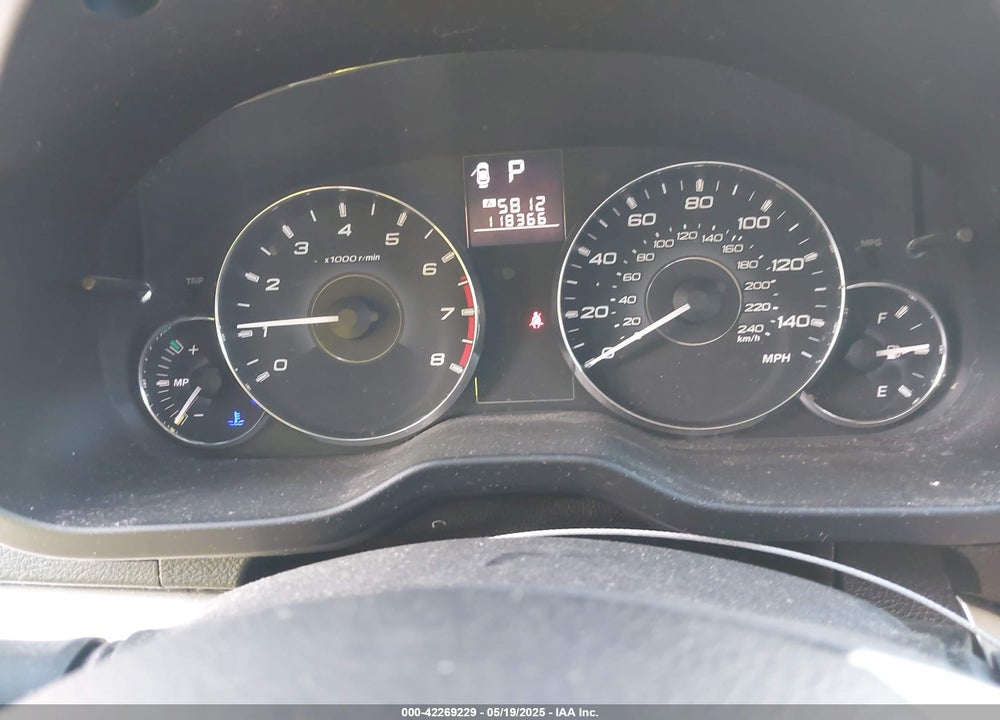 2012 SUBARU OUTBACK VIN: 4S4BRCCC5C3297464