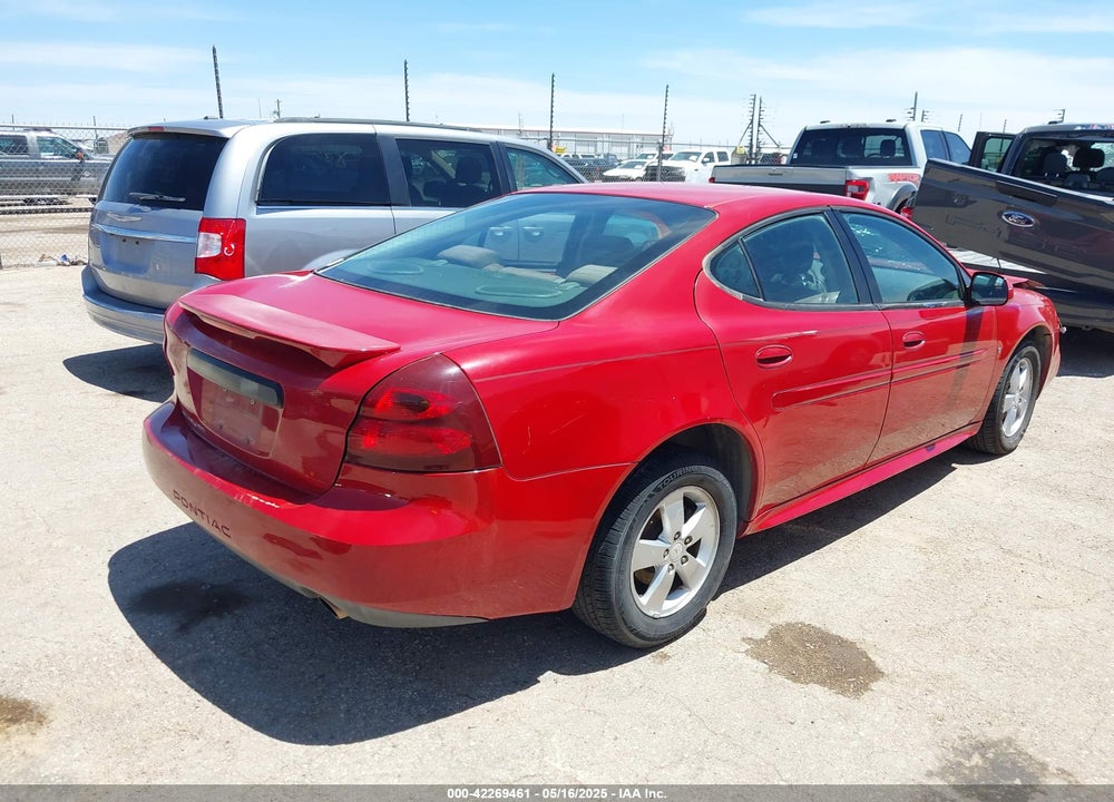2008 PONTIAC GRAND PRIX VIN: 2G2WP552381122076