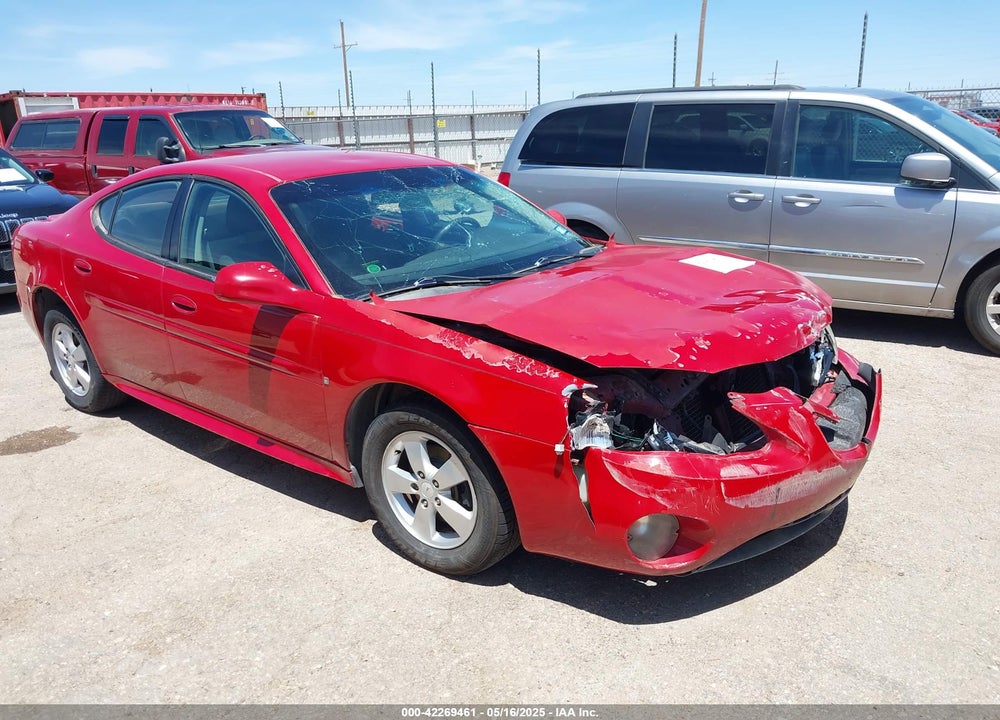 2008 PONTIAC GRAND PRIX VIN: 2G2WP552381122076