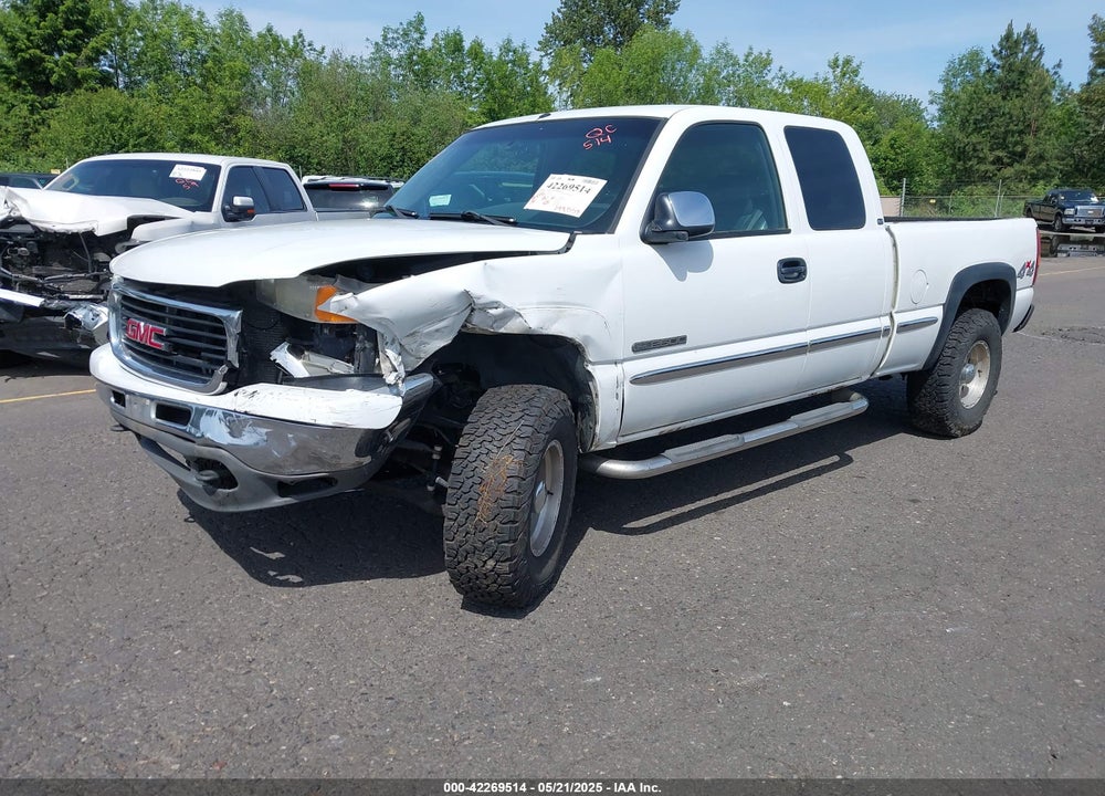 2000 GMC SIERRA 2500 SL/SLE VIN: 1GTGK29UXYE397676