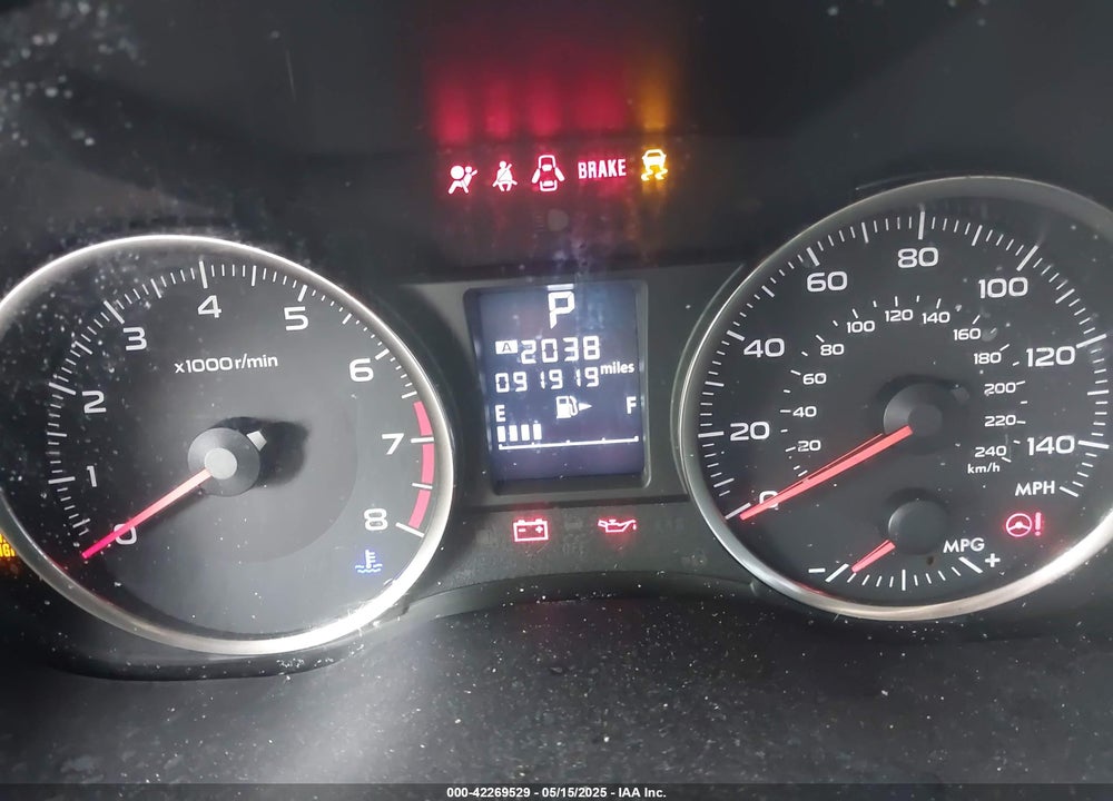 2016 SUBARU CROSSTREK 2.0I PREMIUM VIN: JF2GPABC9GH226610