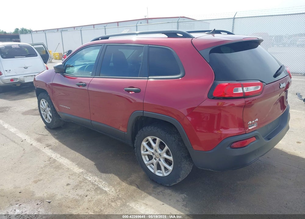 2016 JEEP CHEROKEE SPORT VIN: 1C4PJMAB4GW182957