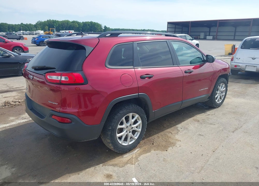 2016 JEEP CHEROKEE SPORT VIN: 1C4PJMAB4GW182957