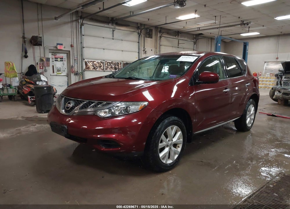 2012 NISSAN MURANO VIN: JN8AZ1MW2CW219370