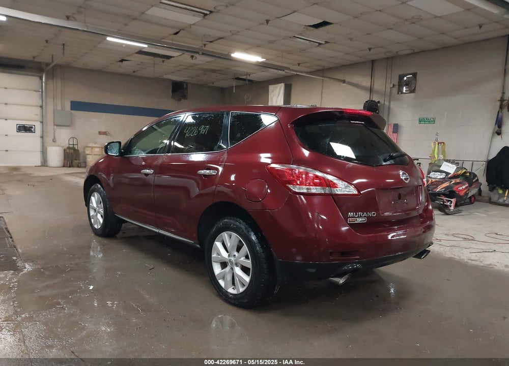 2012 NISSAN MURANO VIN: JN8AZ1MW2CW219370