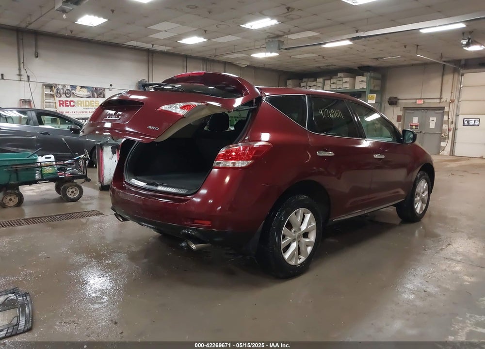 2012 NISSAN MURANO VIN: JN8AZ1MW2CW219370