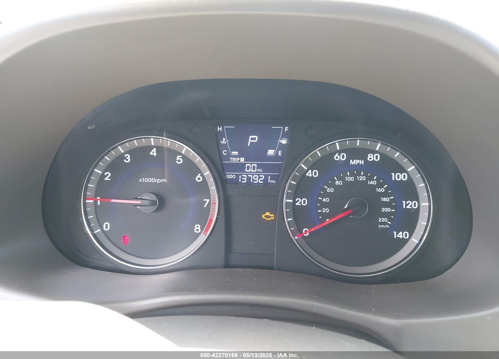 2013 HYUNDAI ACCENT VIN: KMHCT4AE8DU537750