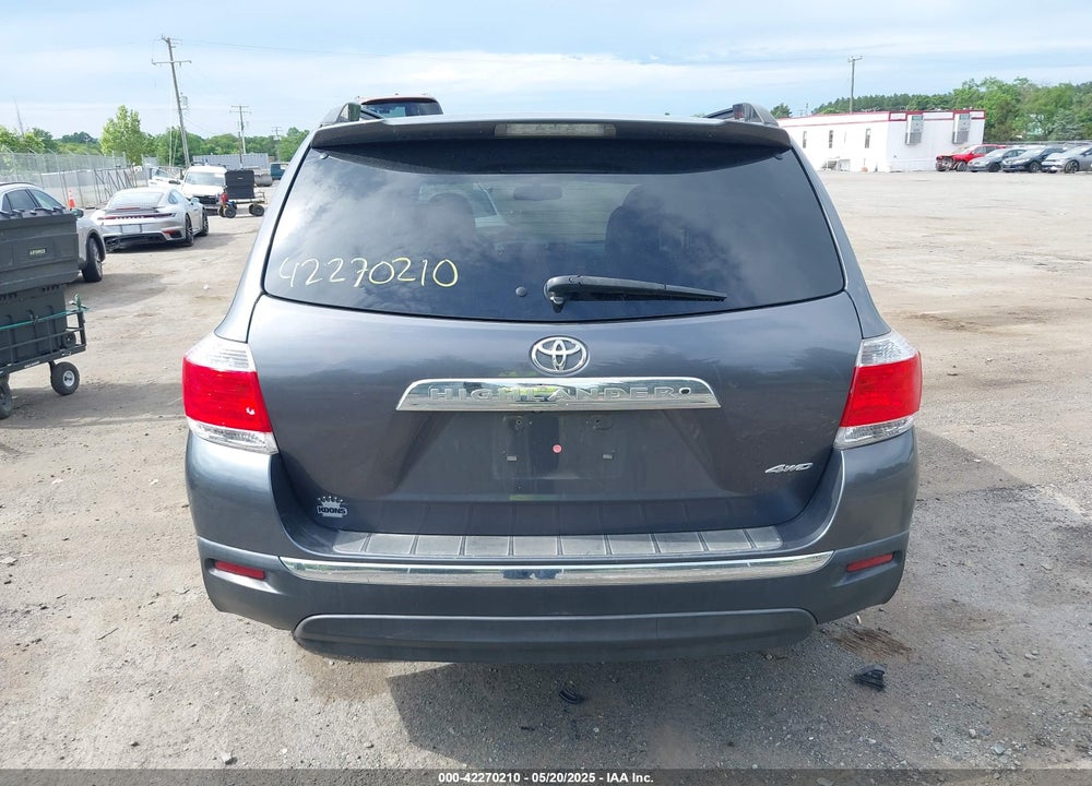 2013 TOYOTA HIGHLANDER VIN: 5TDBK3EHXDS229002