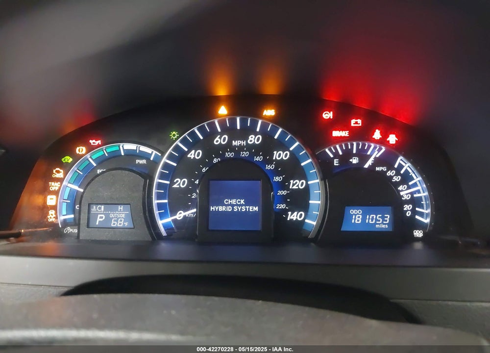 2014 TOYOTA CAMRY HYBRID VIN: 4T1BD1FK8EU114142