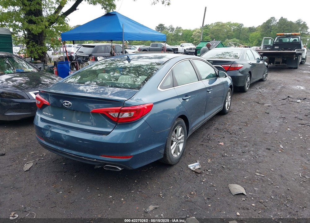 2016 HYUNDAI SONATA SE VIN: 5NPE24AF5GH380038