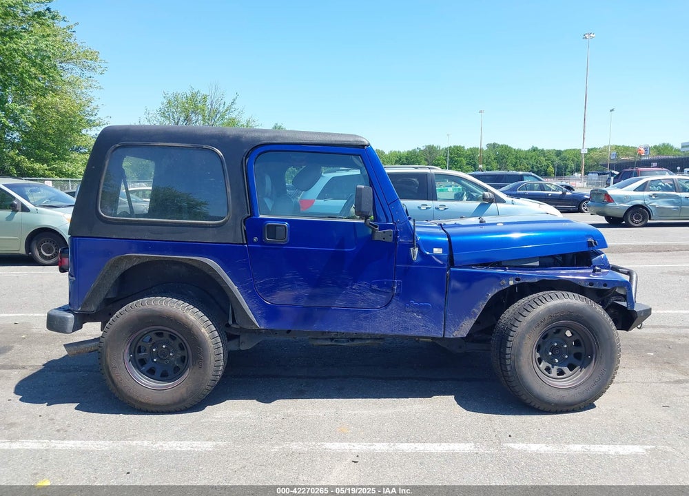 1997 JEEP WRANGLER SE VIN: 1J4FY29P8VP400766