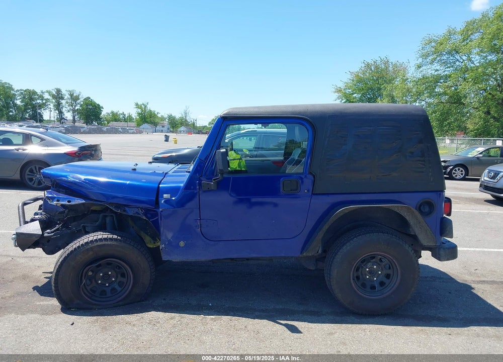 1997 JEEP WRANGLER SE VIN: 1J4FY29P8VP400766