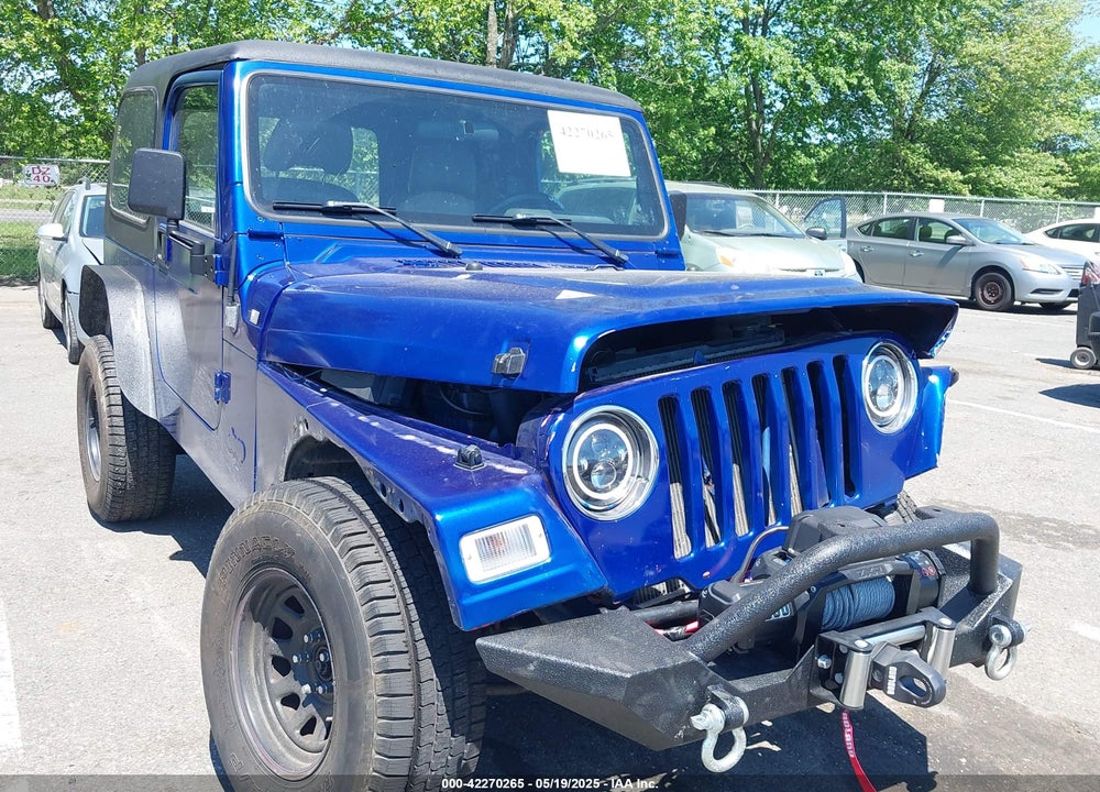 1997 JEEP WRANGLER SE VIN: 1J4FY29P8VP400766