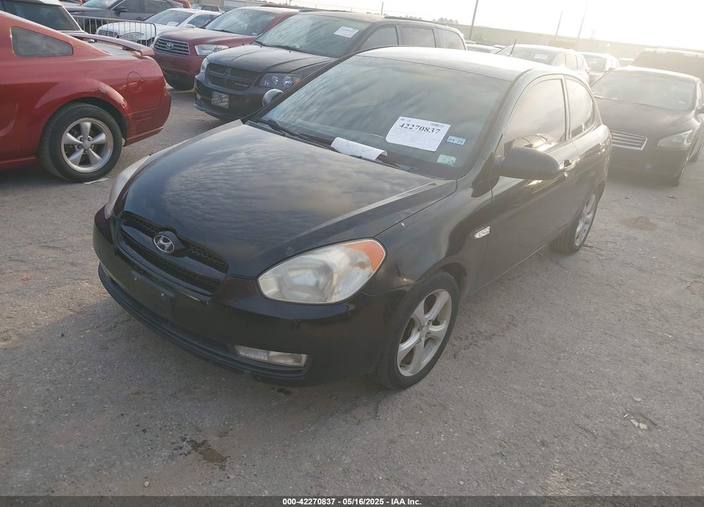 2007 HYUNDAI ACCENT SE VIN: KMHCN36C27U029743