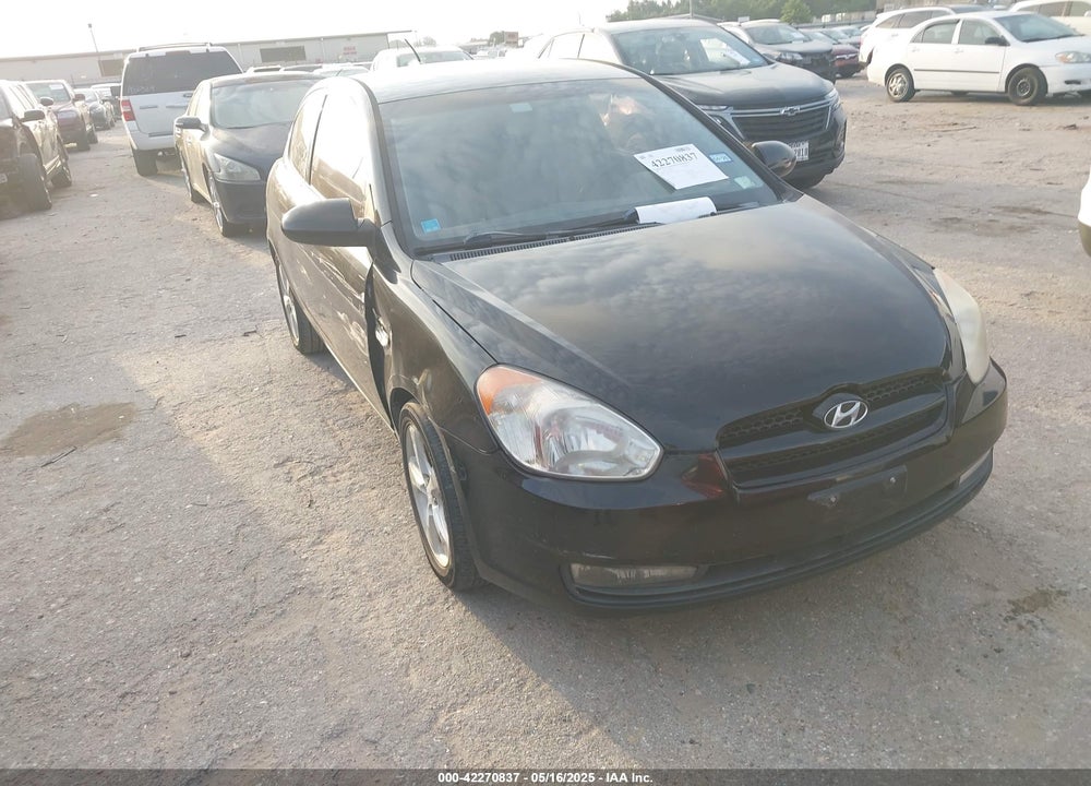 2007 HYUNDAI ACCENT SE VIN: KMHCN36C27U029743