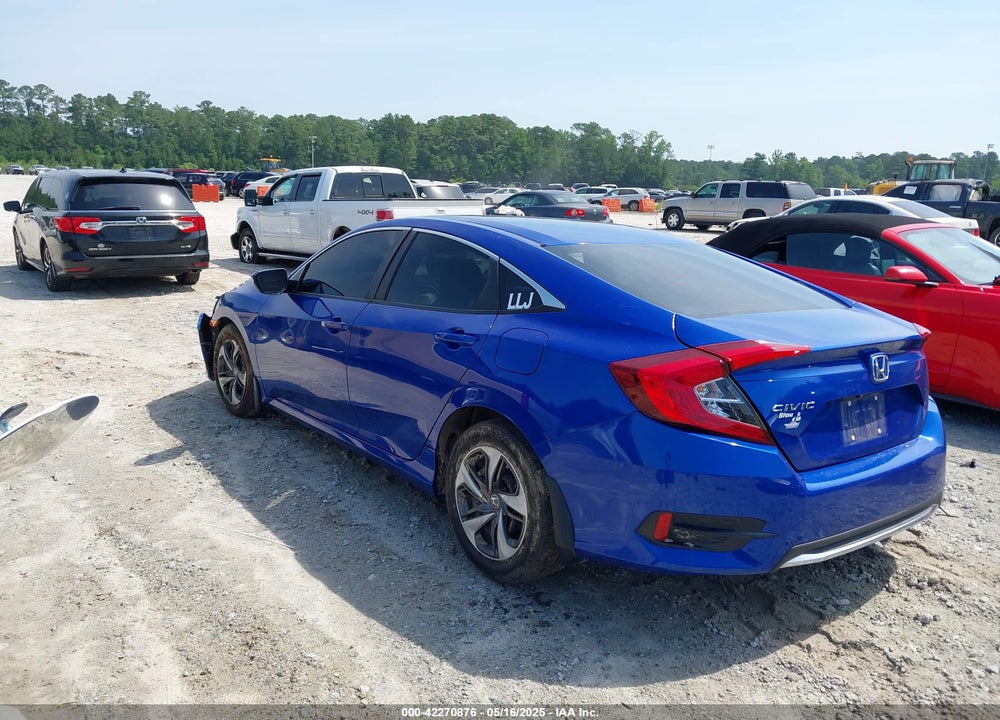 2019 HONDA CIVIC LX VIN: 19XFC2F63KE022254