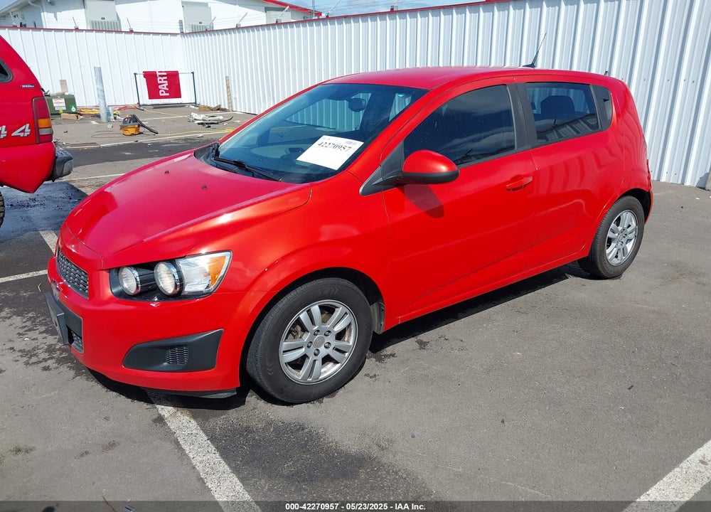 2012 CHEVROLET SONIC VIN: 1G1JB6SH5C4229087