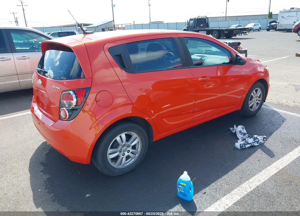 2012 CHEVROLET SONIC VIN: 1G1JB6SH5C4229087