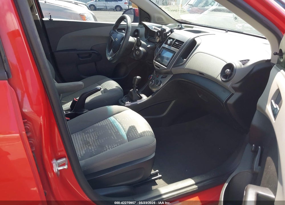 2012 CHEVROLET SONIC VIN: 1G1JB6SH5C4229087