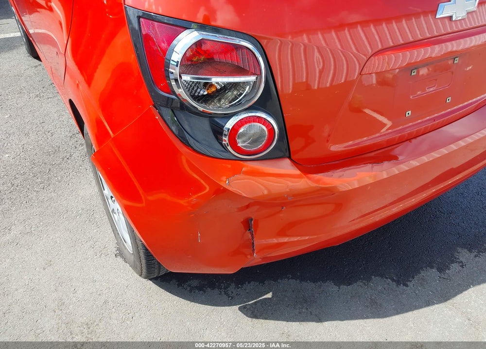 2012 CHEVROLET SONIC VIN: 1G1JB6SH5C4229087