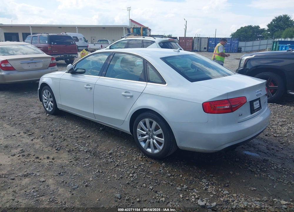 2013 AUDI A4 VIN: WAUAFAFL8DN038026