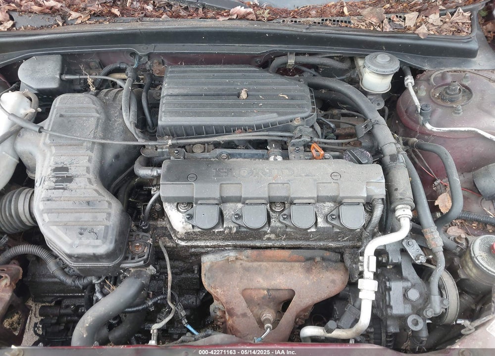 2002 HONDA CIVIC LX VIN: 2HGES16582H590845
