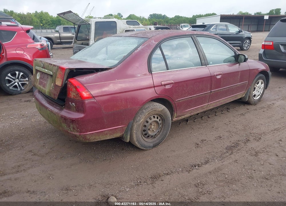 2002 HONDA CIVIC LX VIN: 2HGES16582H590845