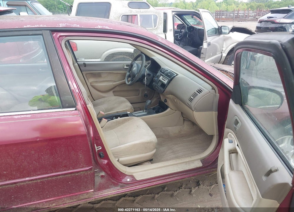 2002 HONDA CIVIC LX VIN: 2HGES16582H590845
