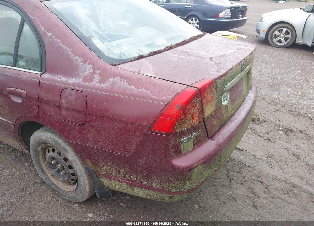 2002 HONDA CIVIC LX VIN: 2HGES16582H590845