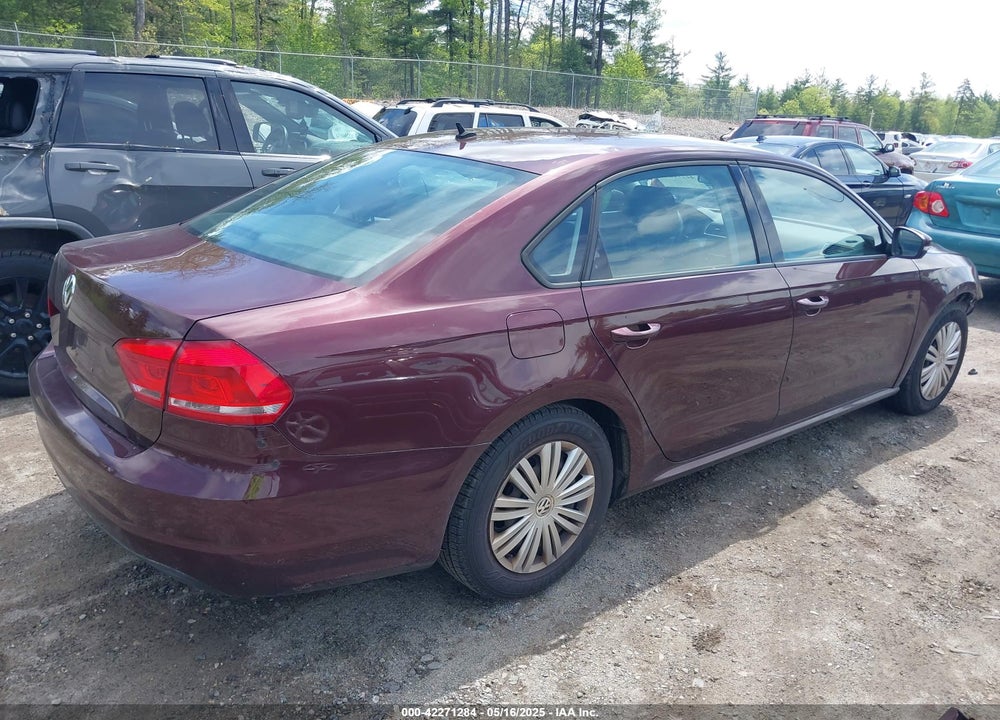 2014 VOLKSWAGEN PASSAT 2.5L S VIN: 1VWAP7A36EC029426