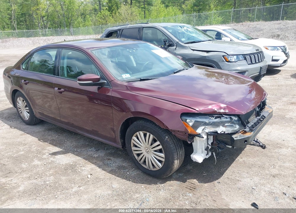 2014 VOLKSWAGEN PASSAT 2.5L S VIN: 1VWAP7A36EC029426