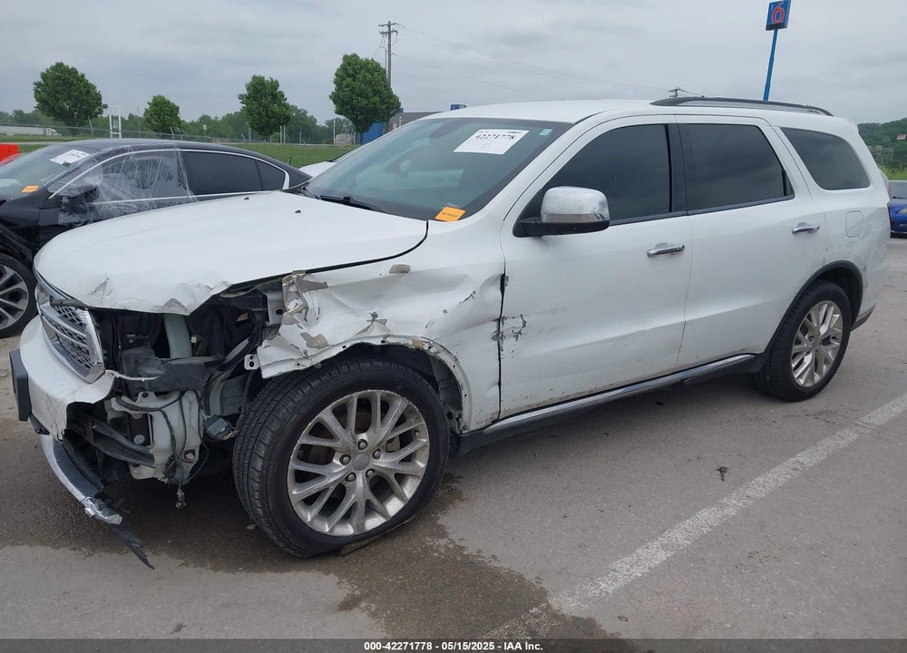 2016 DODGE DURANGO SXT VIN: 1C4RDHAG9GC424274