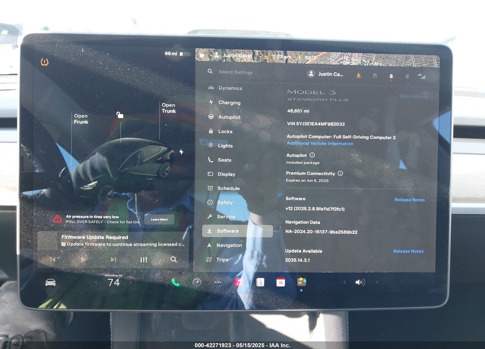 2021 TESLA MODEL 3 VIN: 5YJ3E1EA4MF982032