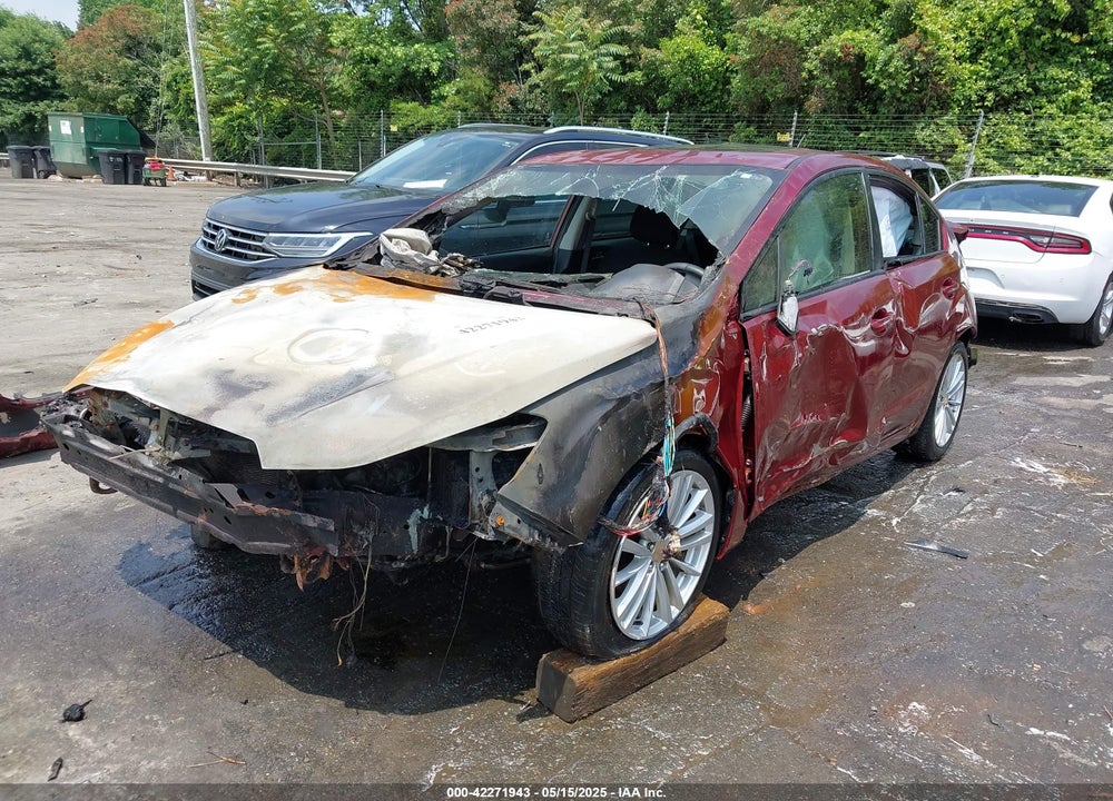 2012 SUBARU IMPREZA 2.0I PREMIUM VIN: JF1GJAD69CH006651